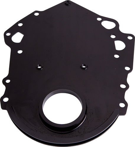 Aeroflow Ford 302-351 Cleveland Billet Timing Cover - Black Finish  6061-T6 CNC Machined Aluminium