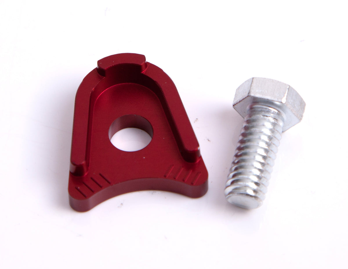 Billet Distributor Hold Down Clamp - Red    Suit Ford 289-351W
