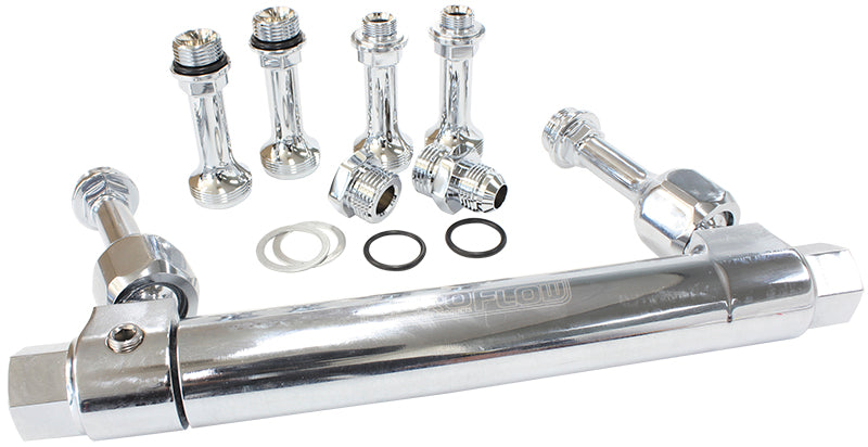 Adjustable Billet Fuel Log    Chrome Finish