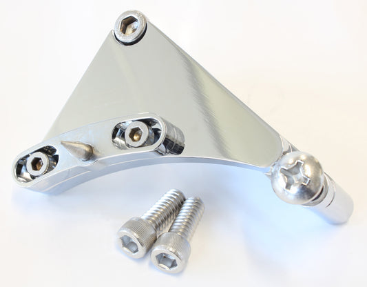 6-1/4" Adjustable Timing Pointer - Chrome   Suits Big Block Chevy