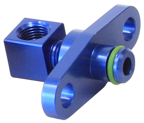 Fuel Rail Adapter (Blue)    Suit Mitsubishi EVO 10 with 40mm Centres