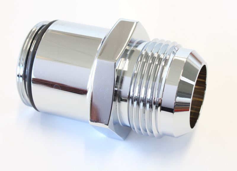 -16 AN Water Neck Adapter - Chrome   Suits 360° Swivel Aeroflow Water Necks