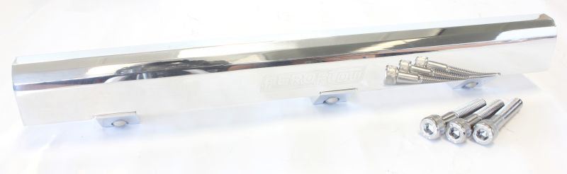 Mitsubishi Evolution 1-3 4G63 Billet EFI Fuel Rails- Polished  Suit 14mm Full Length Fuel Injectors, -8ORB Ports