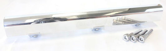 Mitsubishi Evolution 1-3 4G63 Billet EFI Fuel Rails- Polished  Suit 14mm Full Length Fuel Injectors, -8ORB Ports