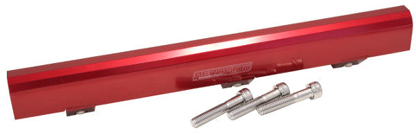 Mitsubishi Evolution 1-3 4G63 Billet EFI Fuel Rails- Red  Suit 14mm Full Length Fuel Injectors, -8ORB Ports