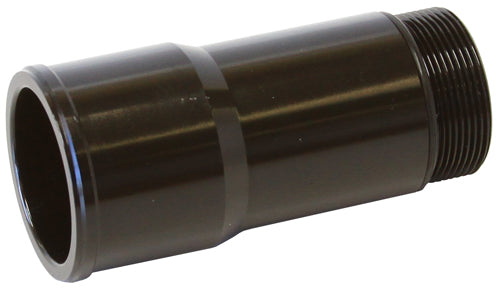 Radiator Hose Adapters - Black    1.75" O.D., 2.75" Length, 1-1/4"-20 thread, fits most electric water pumps