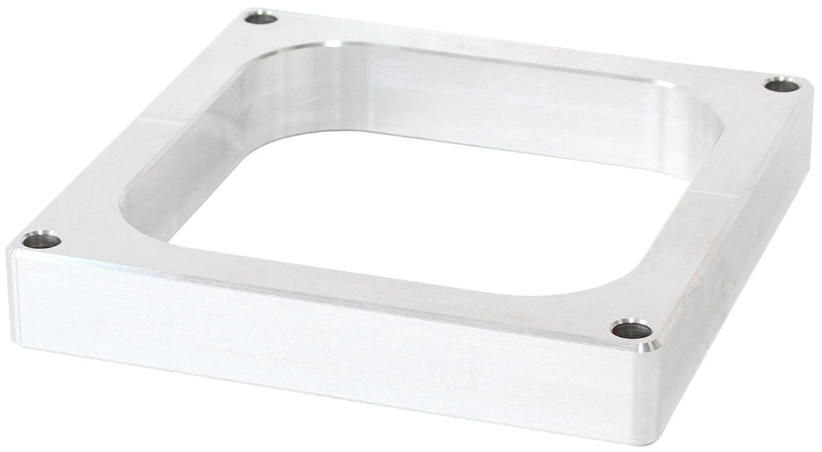 1" Open High Velocity Carburettor Spacer   Raw Finish. Suit 4500 Style Flange