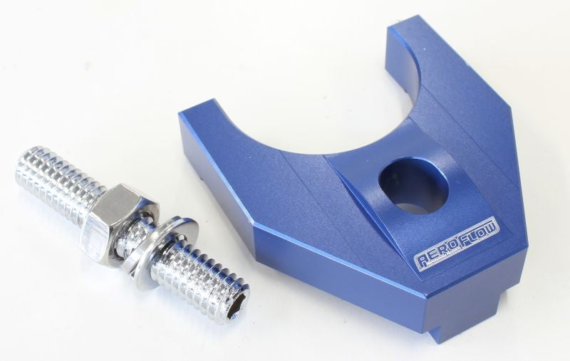 Billet Distributor Hold Down Clamp - Blue   Suit Ford 302-351C