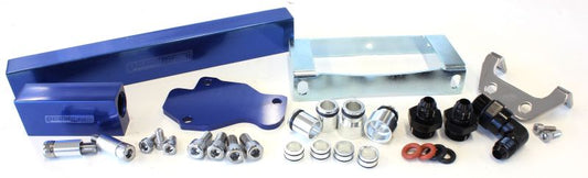 Mazda Series 6,7,8 13BBillet EFI Fuel Rails - Blue  Suit 14mm Full Length Fuel Injectors, -8ORB Ports