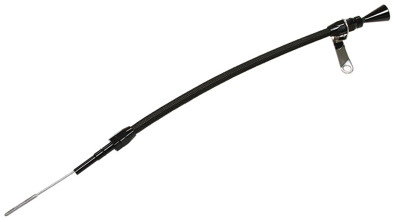 Stainless Steel Flexible Engine Dipstick - Black  Suit Chevy LS Series