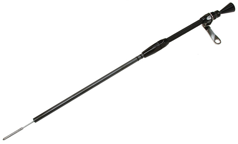 Stainless Steel Flexible Engine Dipstick - Black  Suit Ford 302-351C