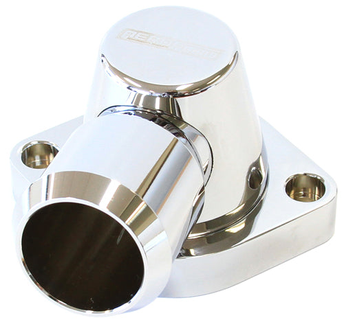 Billet Swivel Thermostat Housing - Chrome Finish   Suits GM LS3. Housing isdesigned to suit LS2 thermostat.