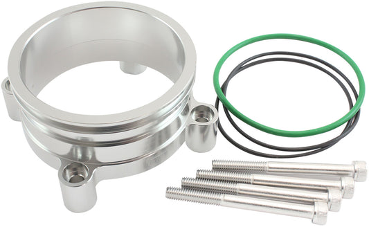 Aeroflow Bosch DBW Adapter, Silver Finish   suits 68mm Bosch DBW and 3" Intercooler Clamp