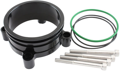 Aeroflow Bosch DBW Adapter, Black Finish   suits 68mm Bosch DBW and 3" Intercooler Clamp