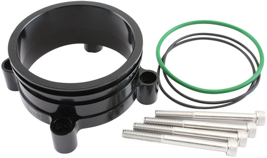 Aeroflow Bosch DBW Adapter, Black Finish   suits 68mm Bosch DBW and 3" Intercooler Clamp