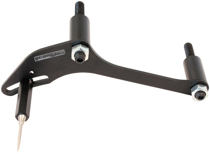Billet GM LS1 Timing Pointer  Suits 6.75" and 7.50" Harmonic Balancer, Black Finish