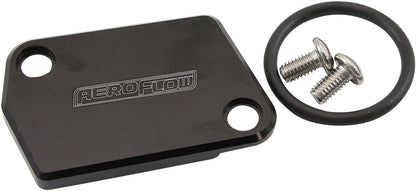Mass Air Flow Sensor Block Off Delete Plate - Black Finish   Suit GM LS3, LSA, LT MAF