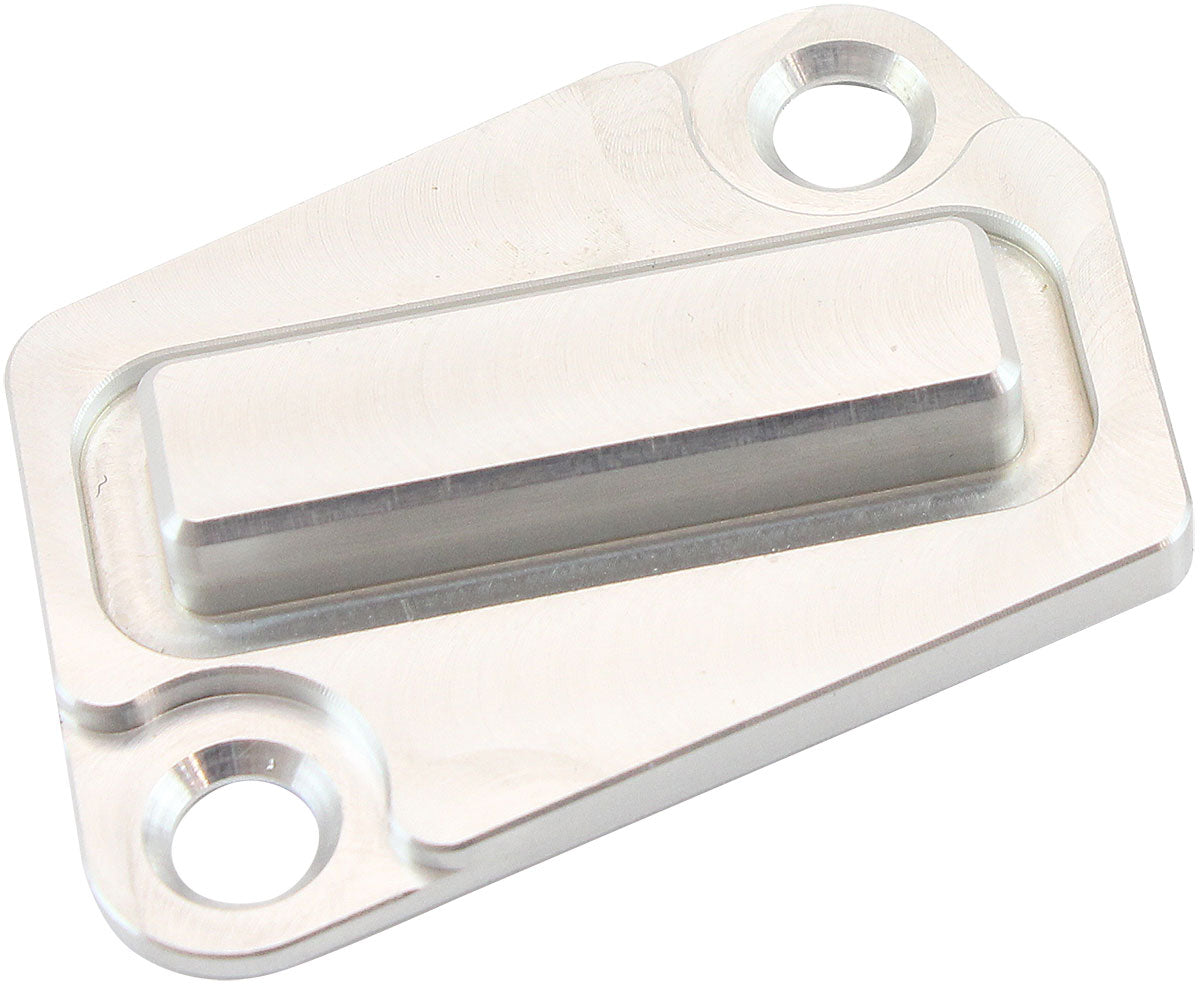 Mass Air Flow Sensor Block Off Delete Plate - Raw Finish   Suit GM LS3, LSA, LT MAF