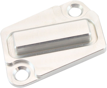 Mass Air Flow Sensor Block Off Delete Plate - Raw Finish   Suit GM LS3, LSA, LT MAF