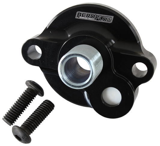Spin-On Filter Mount   Black Anodised Suit SB/BB Chev & V6 With 15psi Internal Bypass