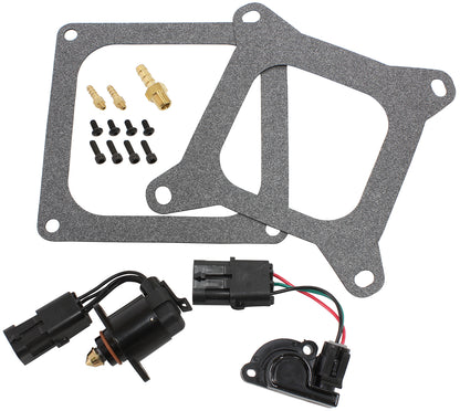 Aeroflow Billet Aluminium 4 Barrel 1375cfm Throttle Body    Black Finish. Suit 4150/4500 Flanges