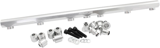 Toyota 2JZ-GE Billet EFI Fuel Rail - Silver  Suit 14mmShort & 3/4" Length Fuel Injectors, -8ORB Ports