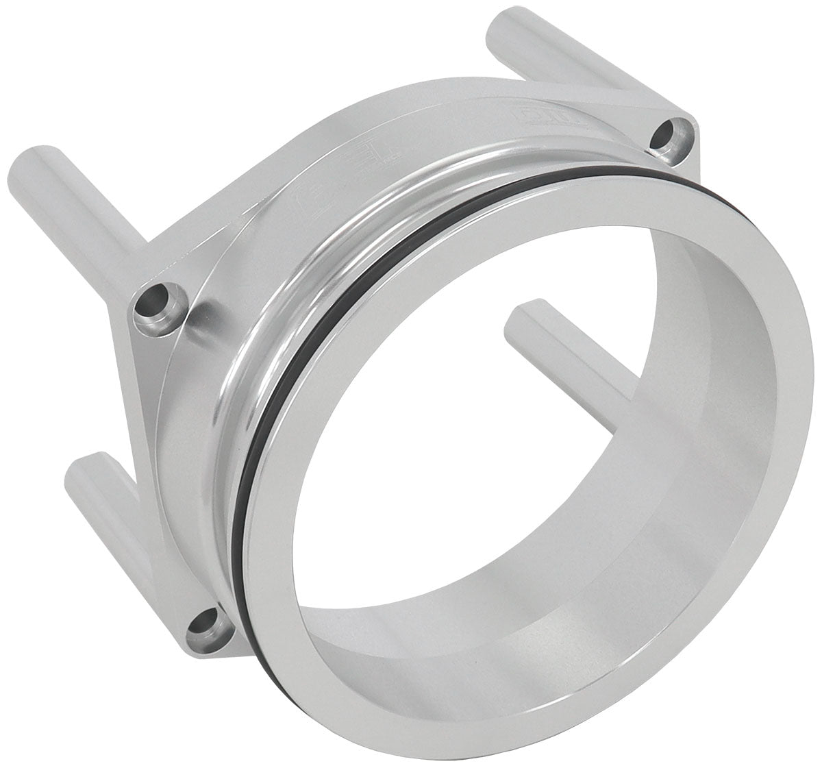 Aeroflow 95mm Throttle Body Intercooler Adapter - Silver Finish   Suit AF64-2072 and AF64-2072BLK Throttle Body
