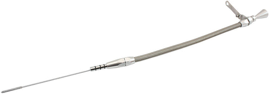 Ford Falcon BA, BF Barra Engine Dipstick - Silver Finish   Stainless Steel Flexible Dipstick