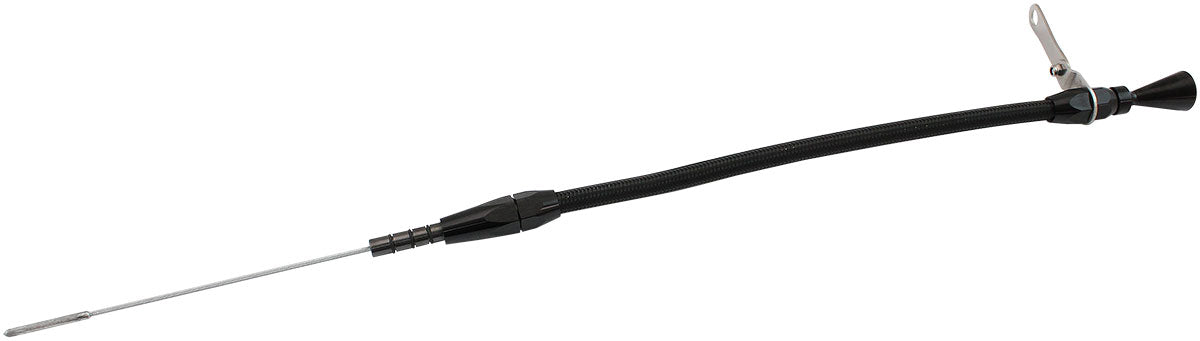 Ford Falcon BA, BF Barra Engine Dipstick - Black Finish   Stainless Steel Flexible Dipstick