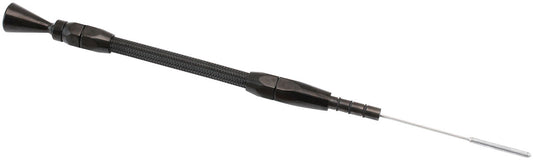Aeroflow Nissan RB Engine Dipstick - Black Finish   Stainless Steel Flexible Dipstick