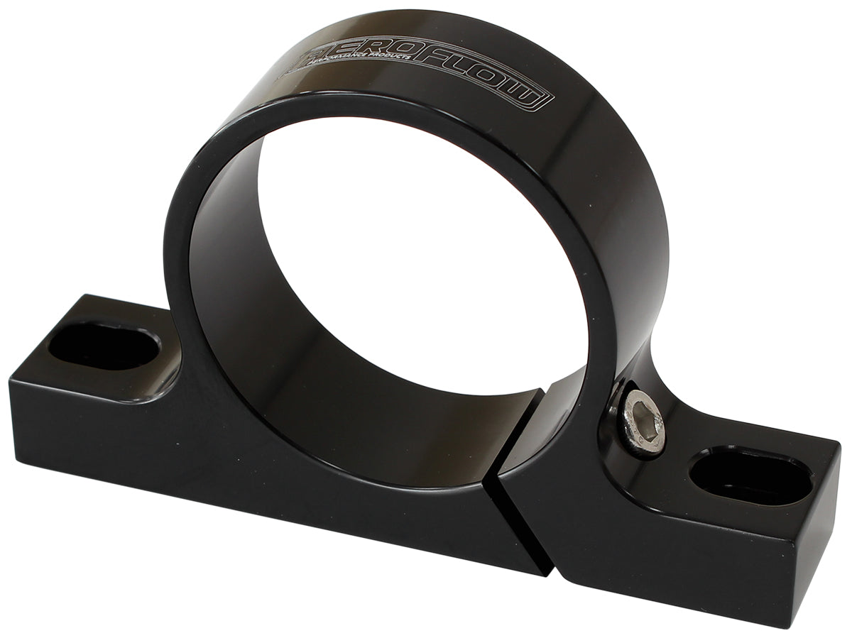 Billet Coil Mount Bracket suit 54.4mm (2-9/64") diameter Aeroflow Coils   Black Finish
