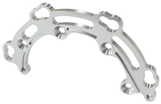 Supercharger Remote Starter Plate - Silver   Suits Roots Style Supercharger, Use With AF64-2905 Blower Belt Guard