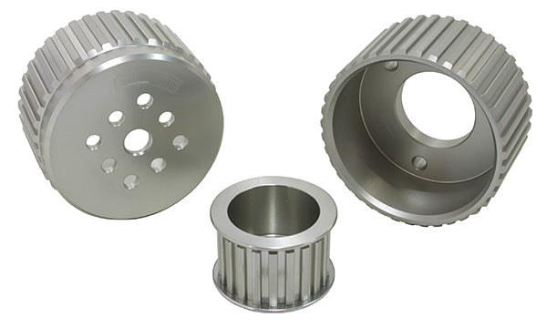 Chevrolet Gilmer DriveKit (Belt not included) - Silver Finish   Suit Chev Small Block and Big Block V8 with Short Water Pump