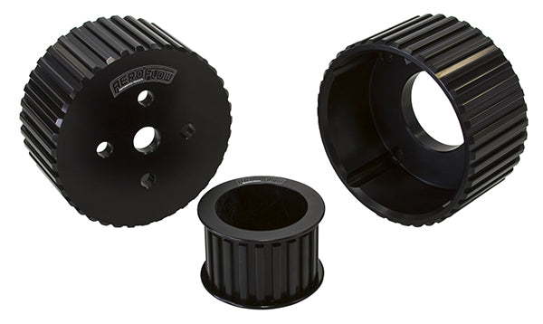 Gilmer Drive Kit, Black, suit Holden 253-308 V8  Suit Large Bearing Water Pump. Belt Not Included