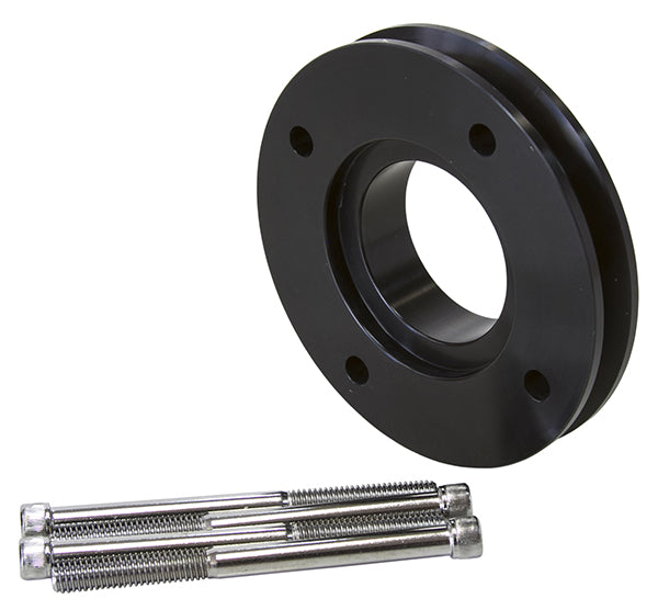 Gilmer V-Groove Adapter - Black Finish   Suit Holden 253-308 V8 when using AF64-3003 Gilmer Drive Kit