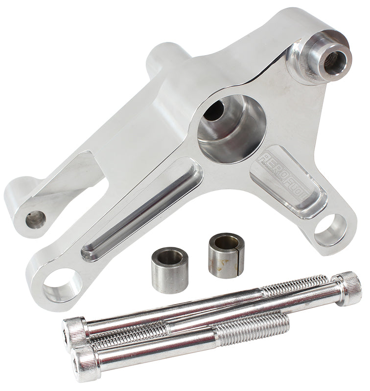LS Series Billet Alternator Bracket - Polished   Suits LS Series Engines Passenger Side (STD Position)