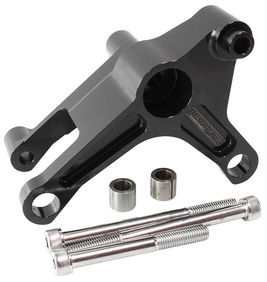 LS Series Billet Alternator Bracket - Black   Suits LS Series Engines Passenger Side (STD Position)
