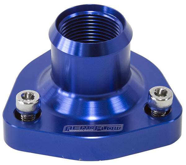 Billet Thermostat Housing - Blue   Suits Nissan/Holden RB