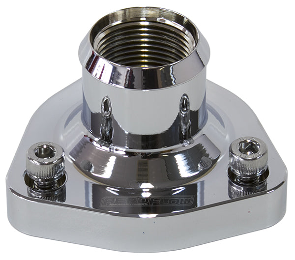 Billet Thermostat Housing - Chrome   Suits Nissan/Holden RB Engines