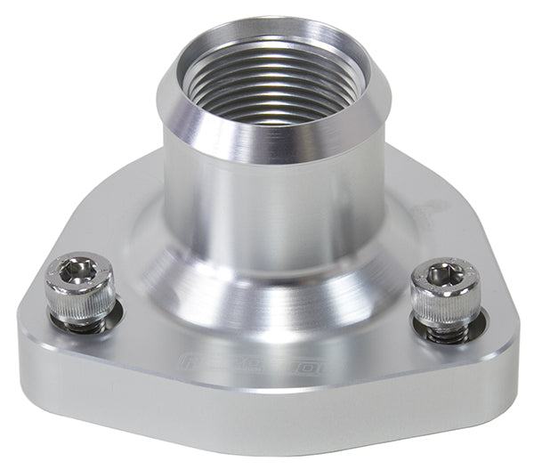 Billet Thermostat Housing - Silver   Suits Nissan/Holden RB Engines