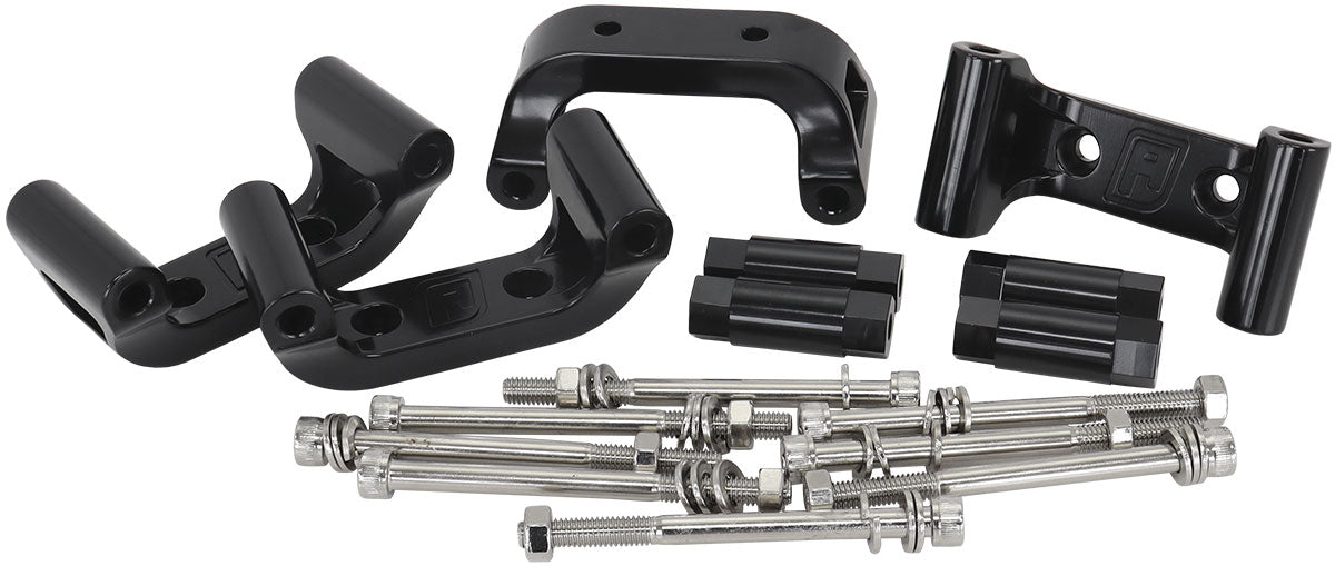 Billet LS2/LS3/LS7 Coil Relocation Kit   Black Finish. This Kit Mounts 8 Coils.