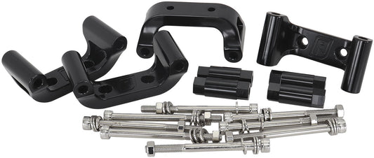 Billet LS2/LS3/LS7 Coil Relocation Kit   Black Finish. This Kit Mounts 8 Coils.