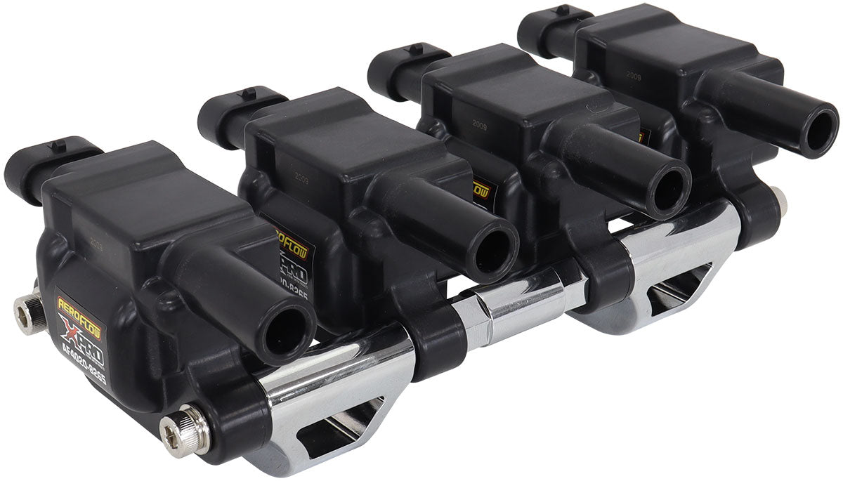 Billet LS2/LS3/LS7 Coil Relocation Kit   Chrome Finish. This Kit Mounts 8 Coils.