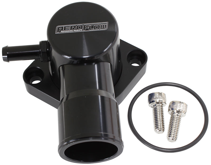 Billet Aluminium Swivel Thermostat Housing - Black  Suit Ford Falcon EF-FG 6 Cyl. 2005-on