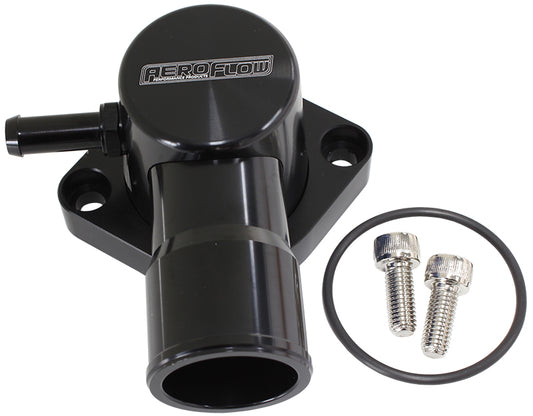 Billet Aluminium Swivel Thermostat Housing - Black  Suit Ford Falcon EF-FG 6 Cyl. 2005-on