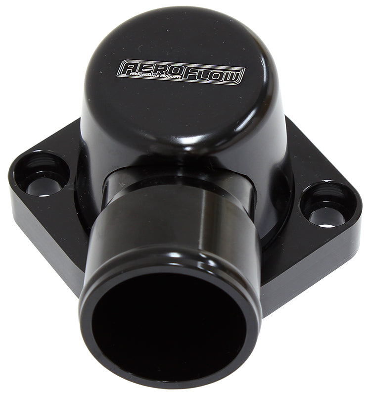 Billet Thermostat Housing - Black   Suit Big Block Ford