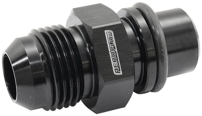 Aeroflow Ford Falcon BA - BF - FG Billet -10AN Thermostat Housing Press in Adapter   Black Finish