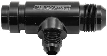 Aeroflow Ford Falcon BA - BF - FG Billet Water Pump Tee Press in Adapter   1 x -10AN & 1 x -6AN