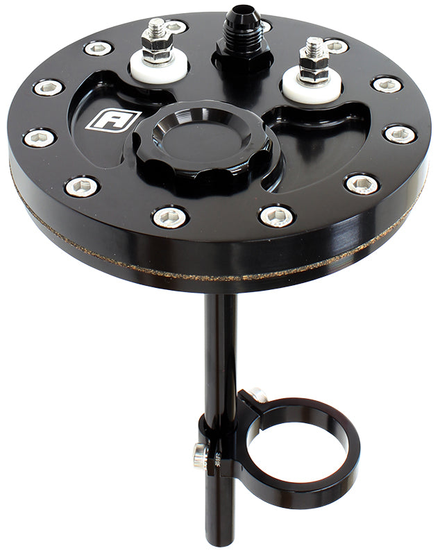 Drop-In Billet Fuel Cell Pump Hanger   Black Finish