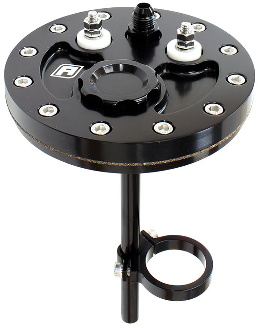 Drop-In Billet Fuel Cell Pump Hanger   Black Finish